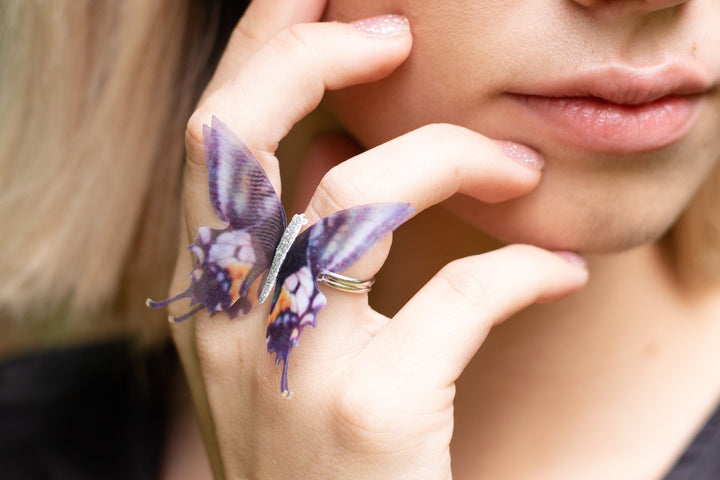 Soft Organza Butterfly Ring