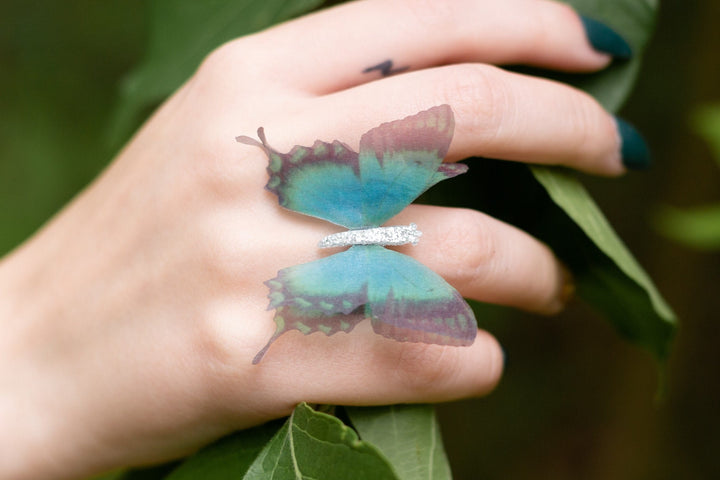 Soft Organza Butterfly Ring